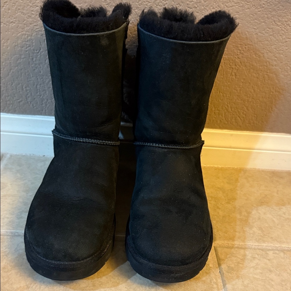 UGG Black Suede Boots
